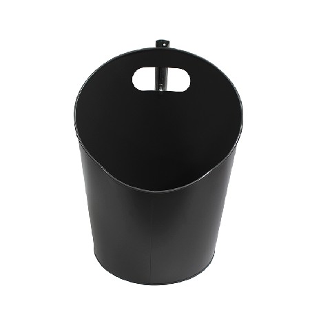 Ash Bucket Storage Container Modern Metal Fireplace Coal Hod