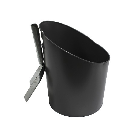 Ash Bucket Storage Container Modern Metal Fireplace Coal Hod